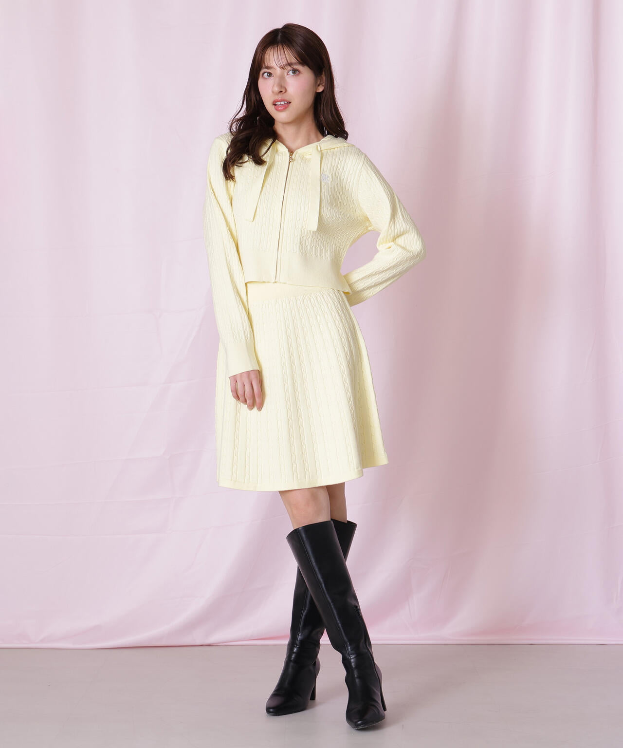 ケーブルニットパーカーセットアップ | JILL by JILL STUART（ジル