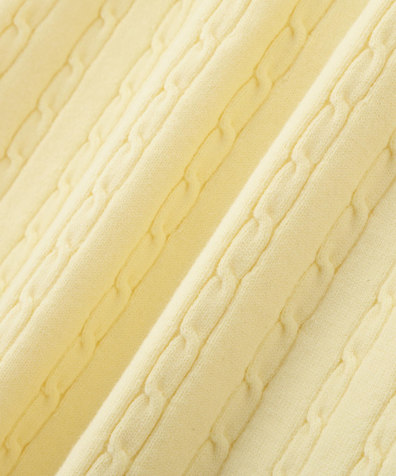 ケーブルニットパーカーセットアップ