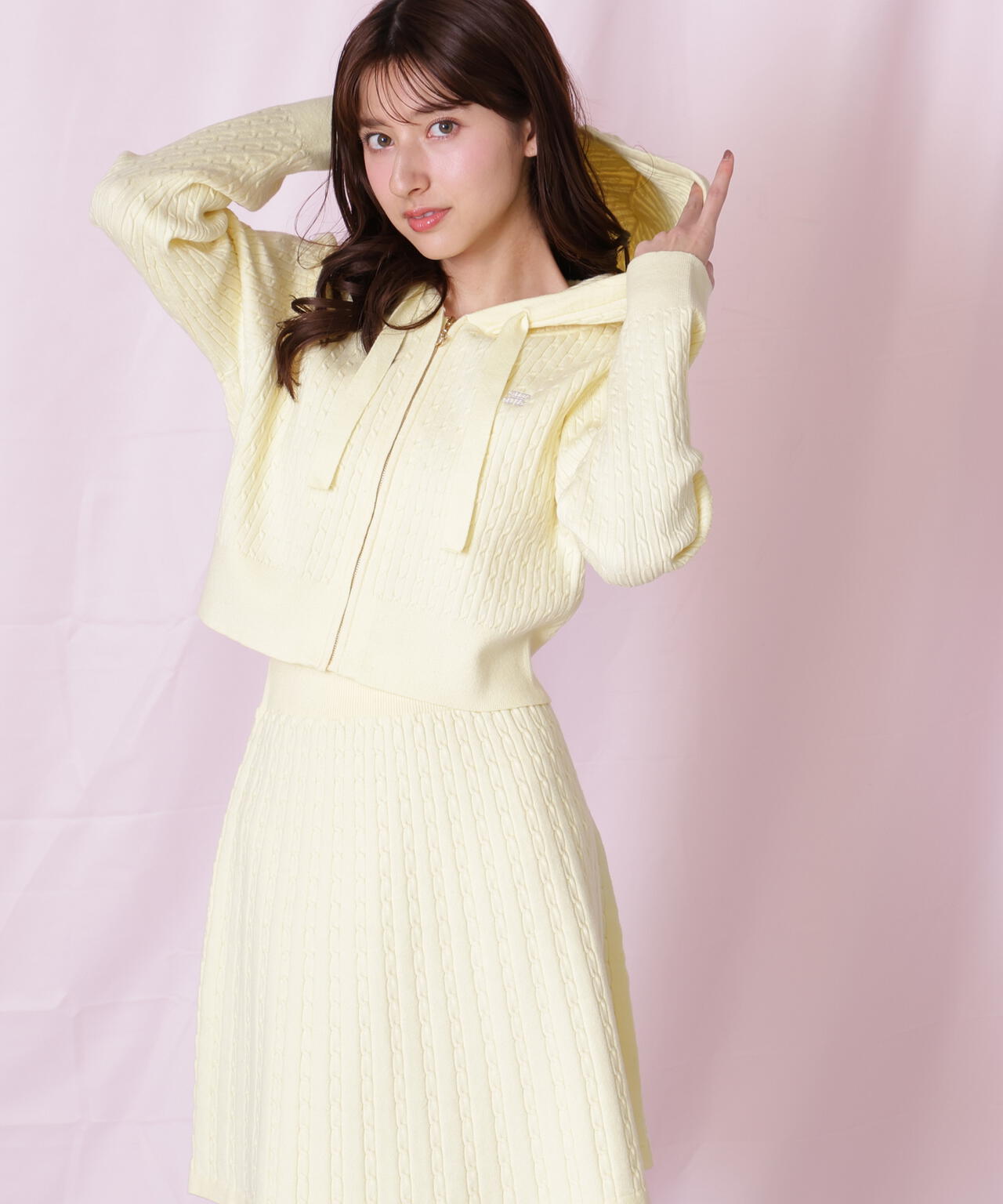 ケーブルニットパーカーセットアップ | JILL by JILL STUART（ジル