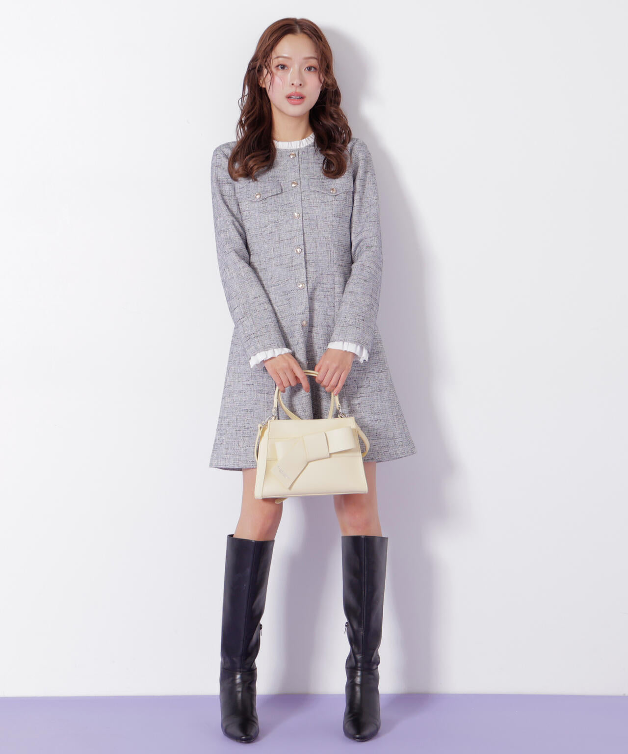 ツィードミニワンピース | JILL by JILL STUART（ジル バイ ジル