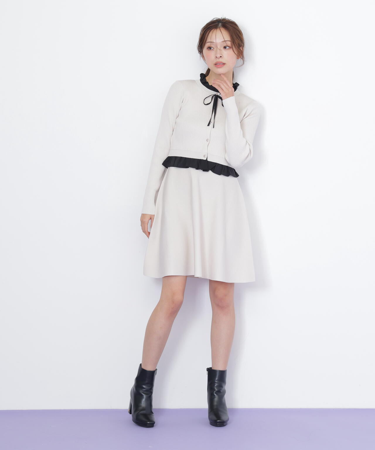 レイヤードミニニットアップ