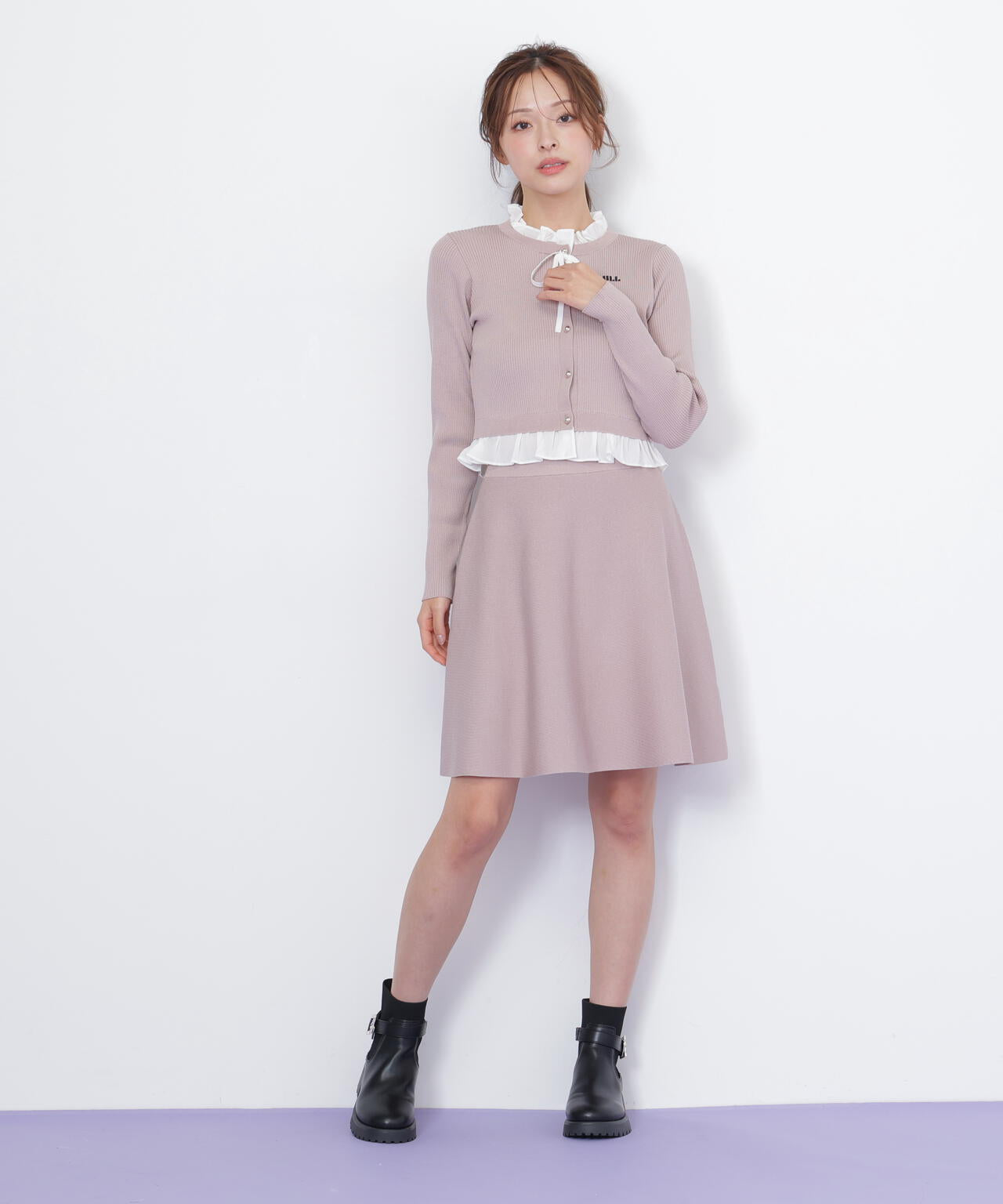 レイヤードミニニットアップ