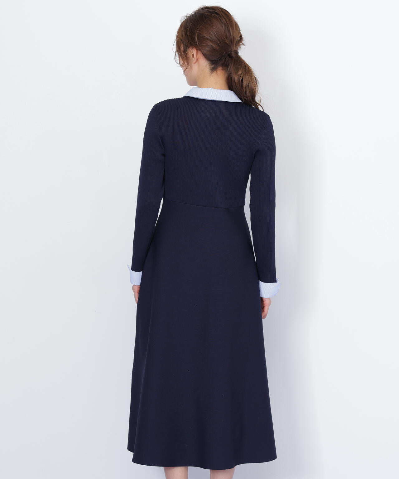 シャツ襟ドッキングニットワンピース | JILL by JILL STUART（ジル