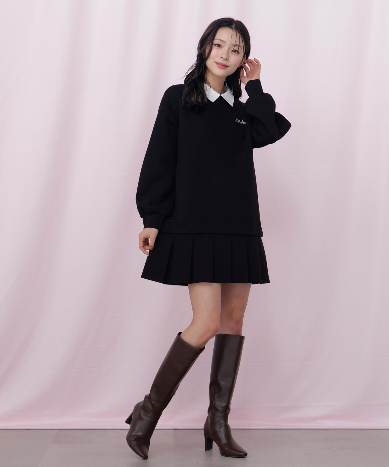 スウェットプリーツミニワンピース | JILL by JILL STUART（ジル バイ