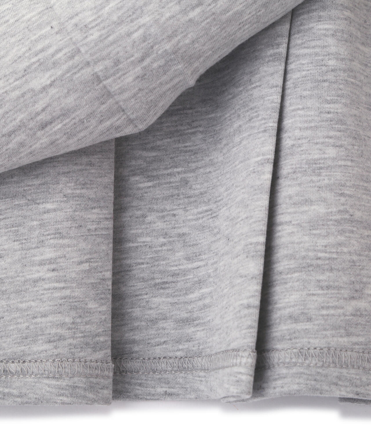 スウェットプリーツミニワンピース