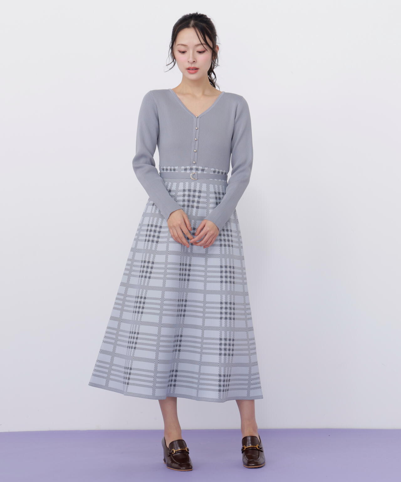 チェックニットワンピース | JILL by JILL STUART（ジル バイ ジル