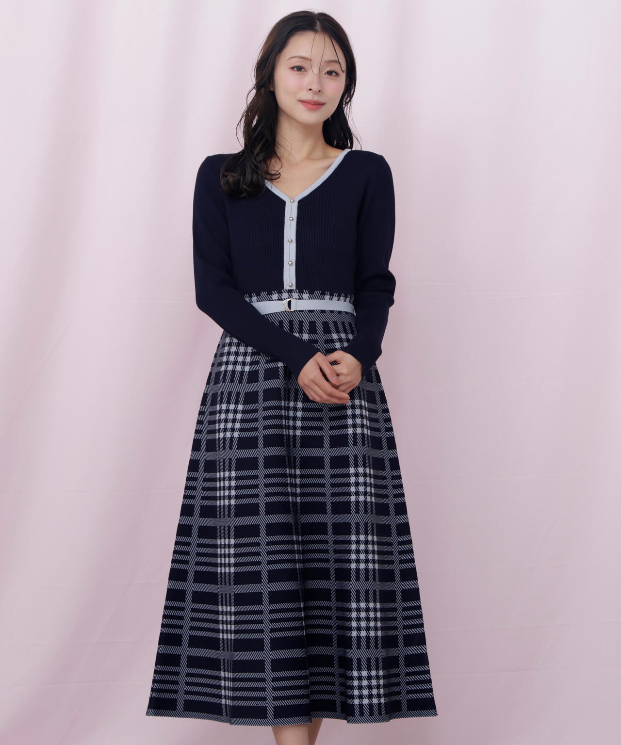 チェックニットワンピース | JILL by JILL STUART（ジル バイ ジル