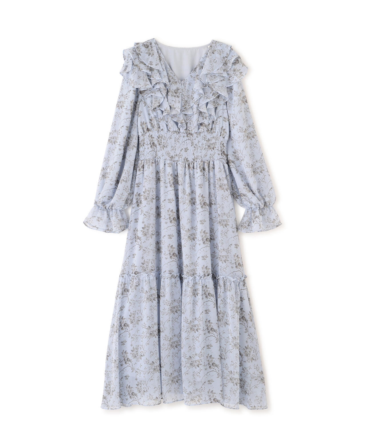 花柄ボリュームフリルワンピース | JILL by JILL STUART(ジル バイ 花柄ボリュームフリルワンピース | JILL by JILL STUART(ジル バイ