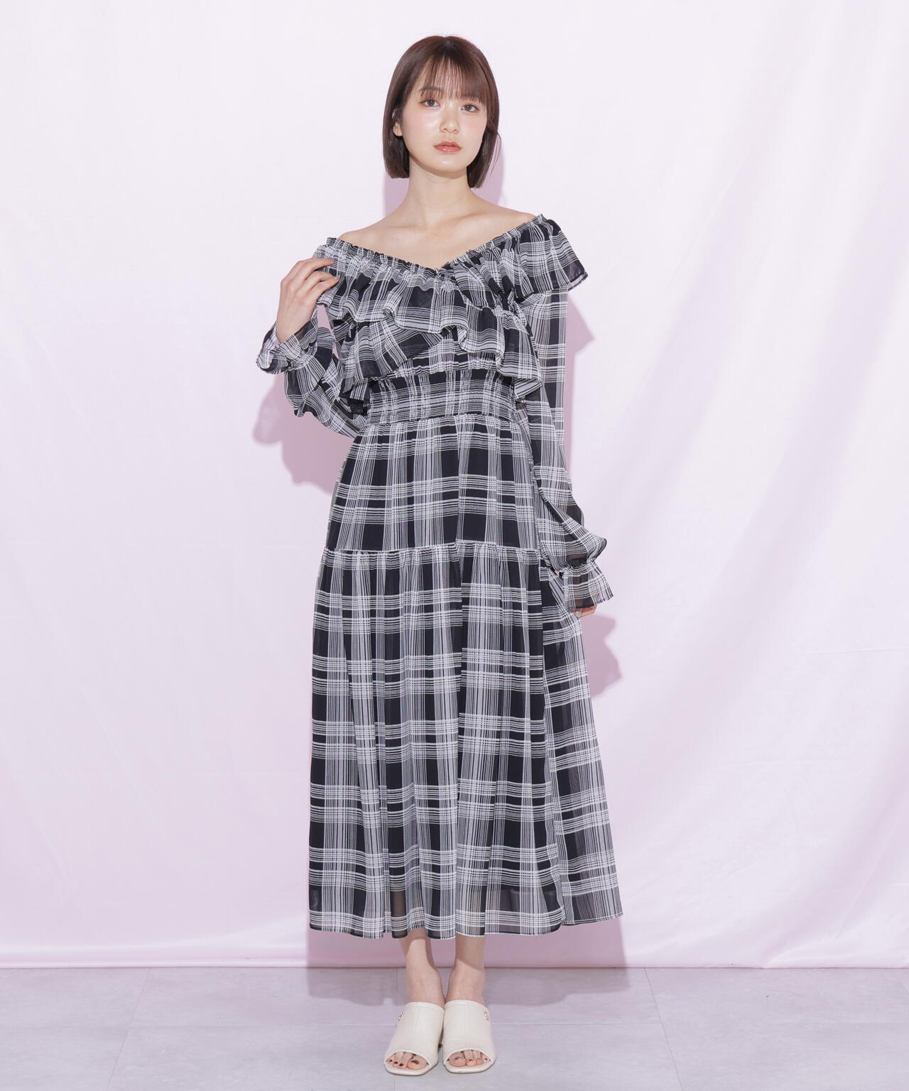 クロスフリルワンピース | JILL by JILL STUART（ジル バイ ジル