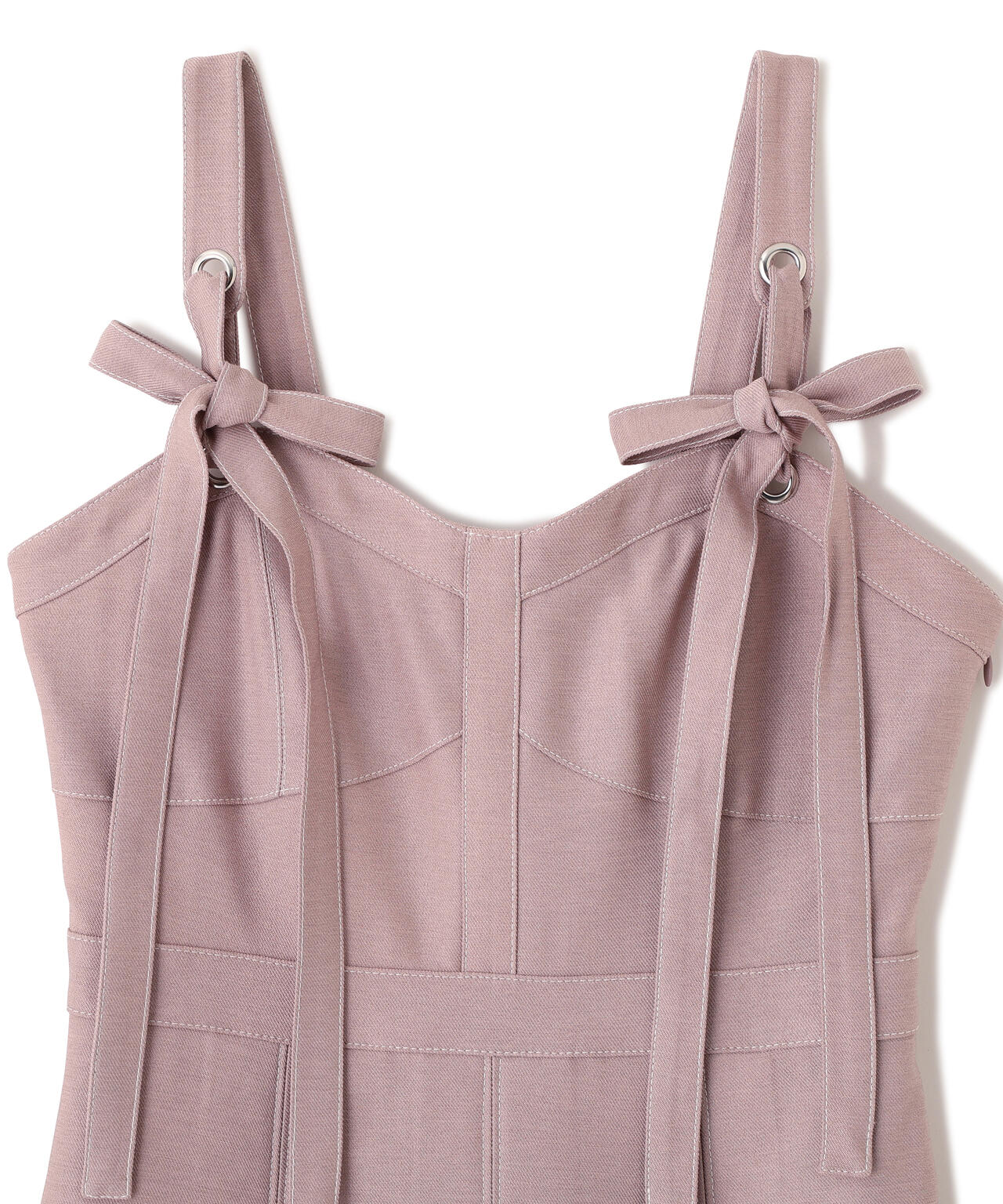 デニムライク配色ステッチビスチェジャンスカ | JILL by JILL STUART