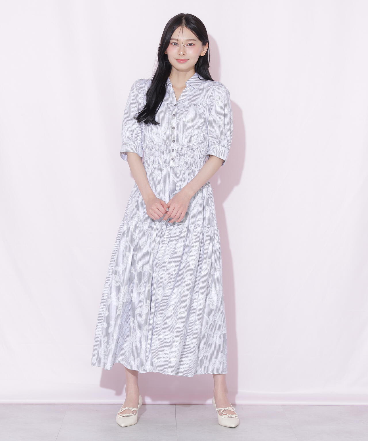ストライプジャガードシャツワンピース | JILL by JILL STUART（ジル