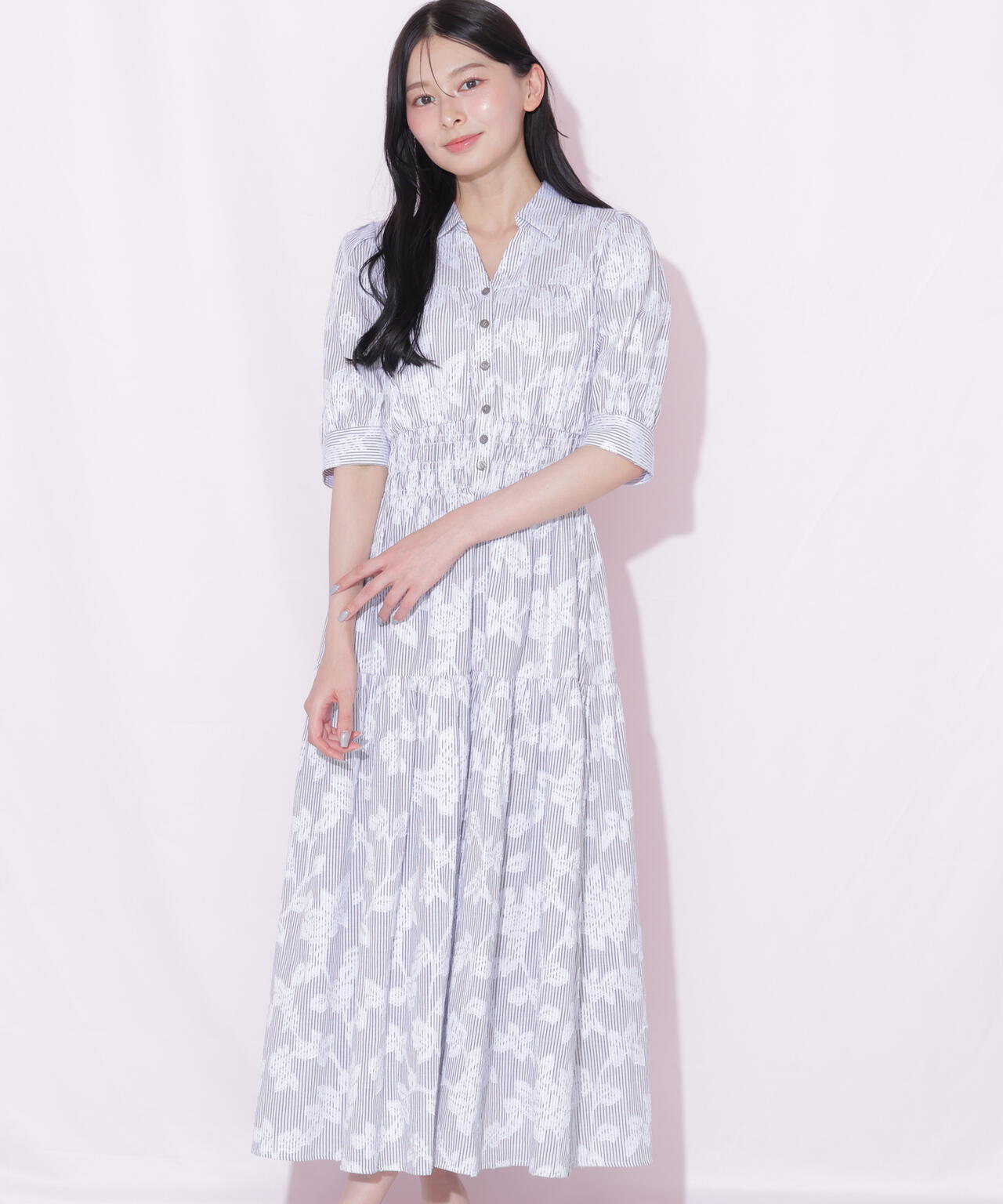 ストライプジャガードシャツワンピース | JILL by JILL STUART（ジル