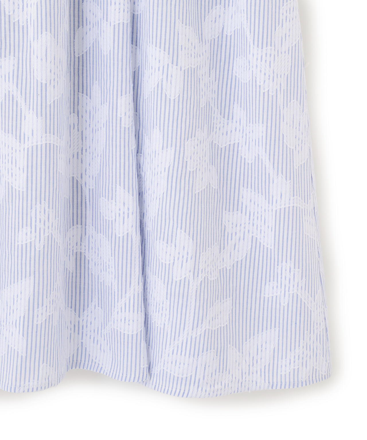 ストライプジャガードシャツワンピース