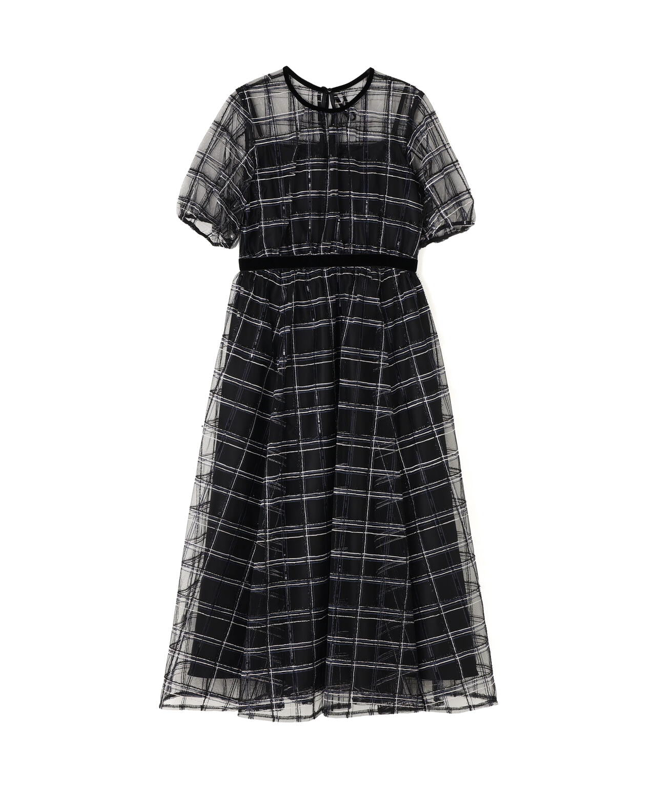 ベロアリボンシアーワンピース