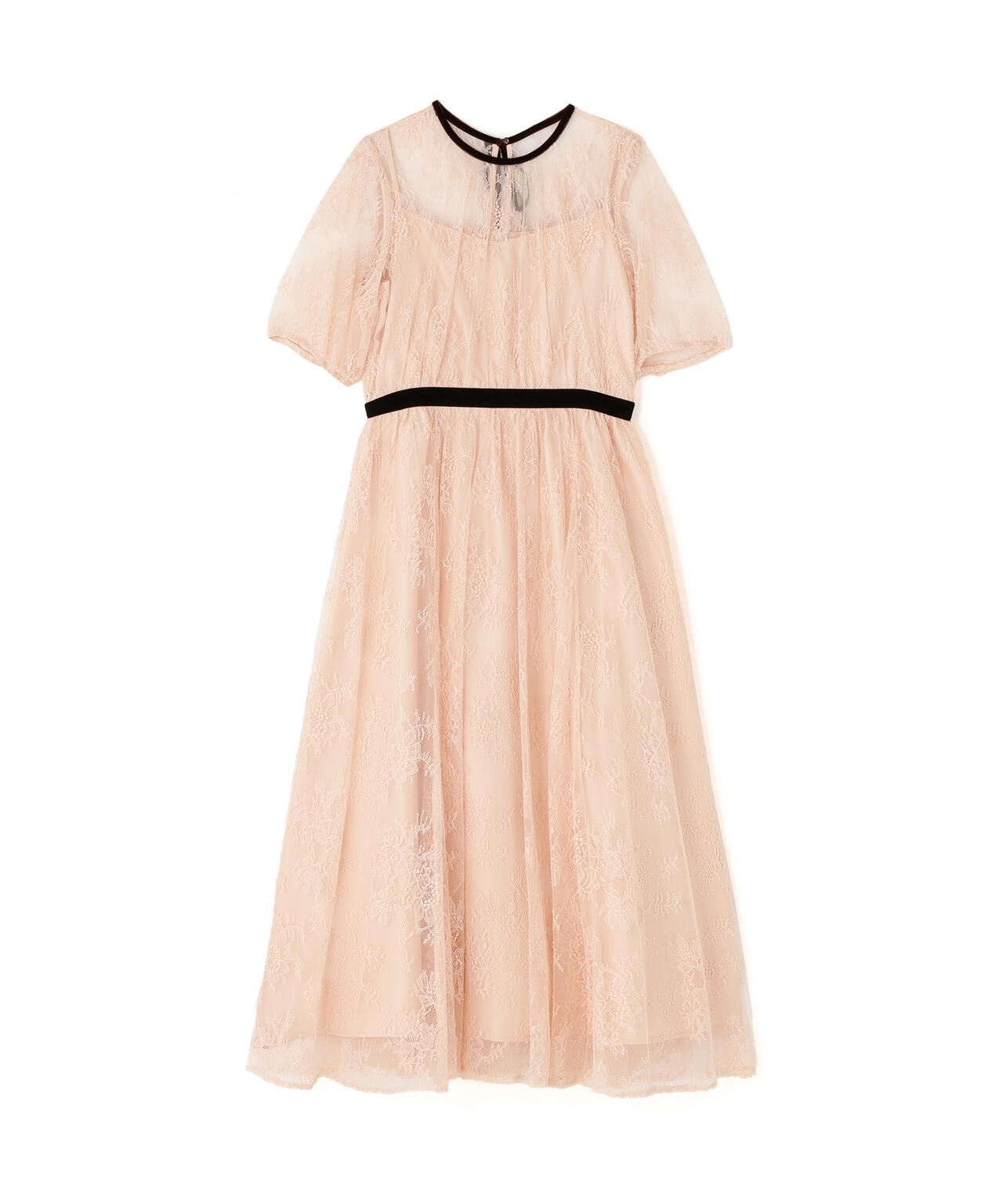 ベロアリボンシアーワンピース