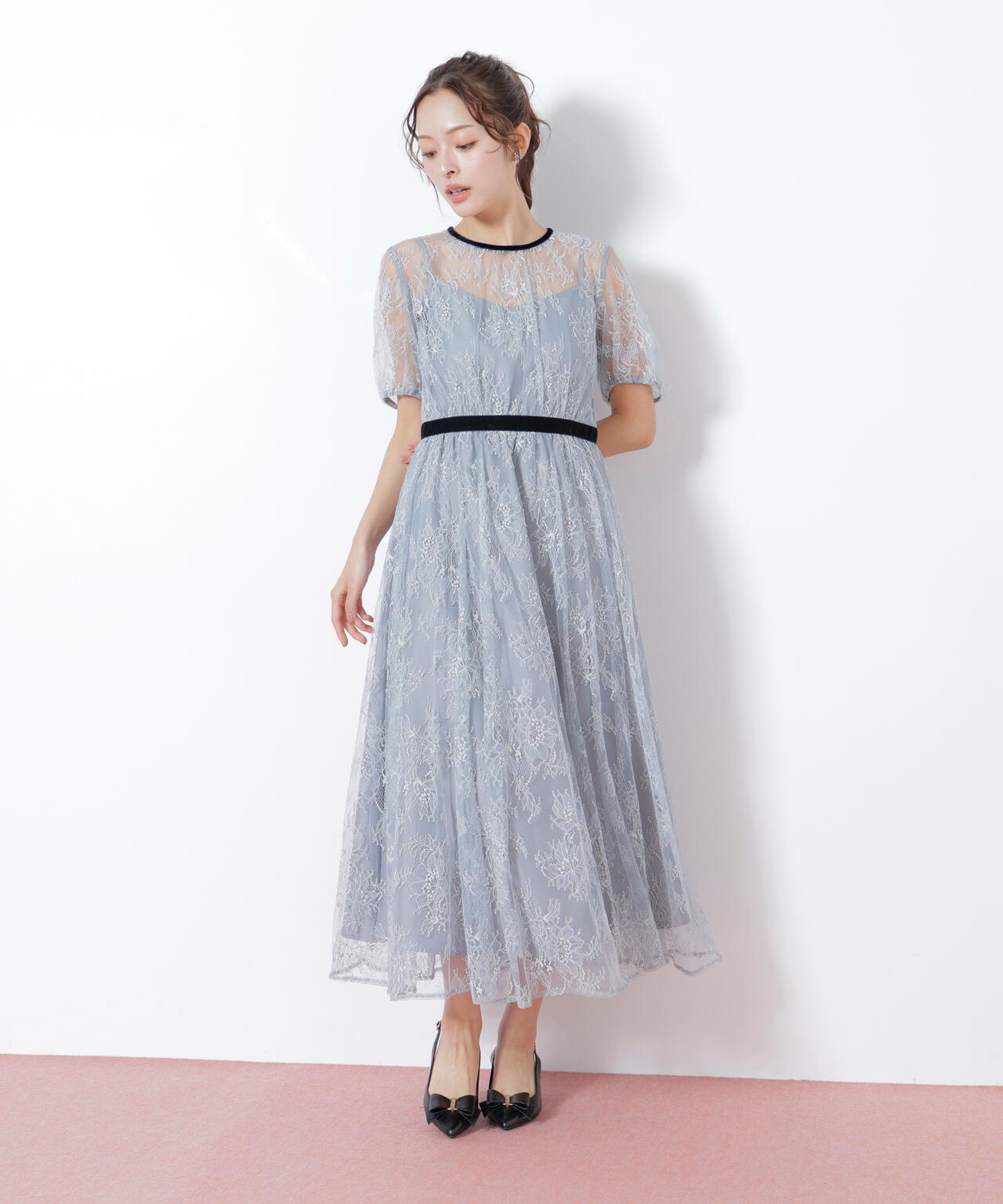 ベロアリボンシアーワンピース | JILL by JILL STUART（ジル バイ ジル