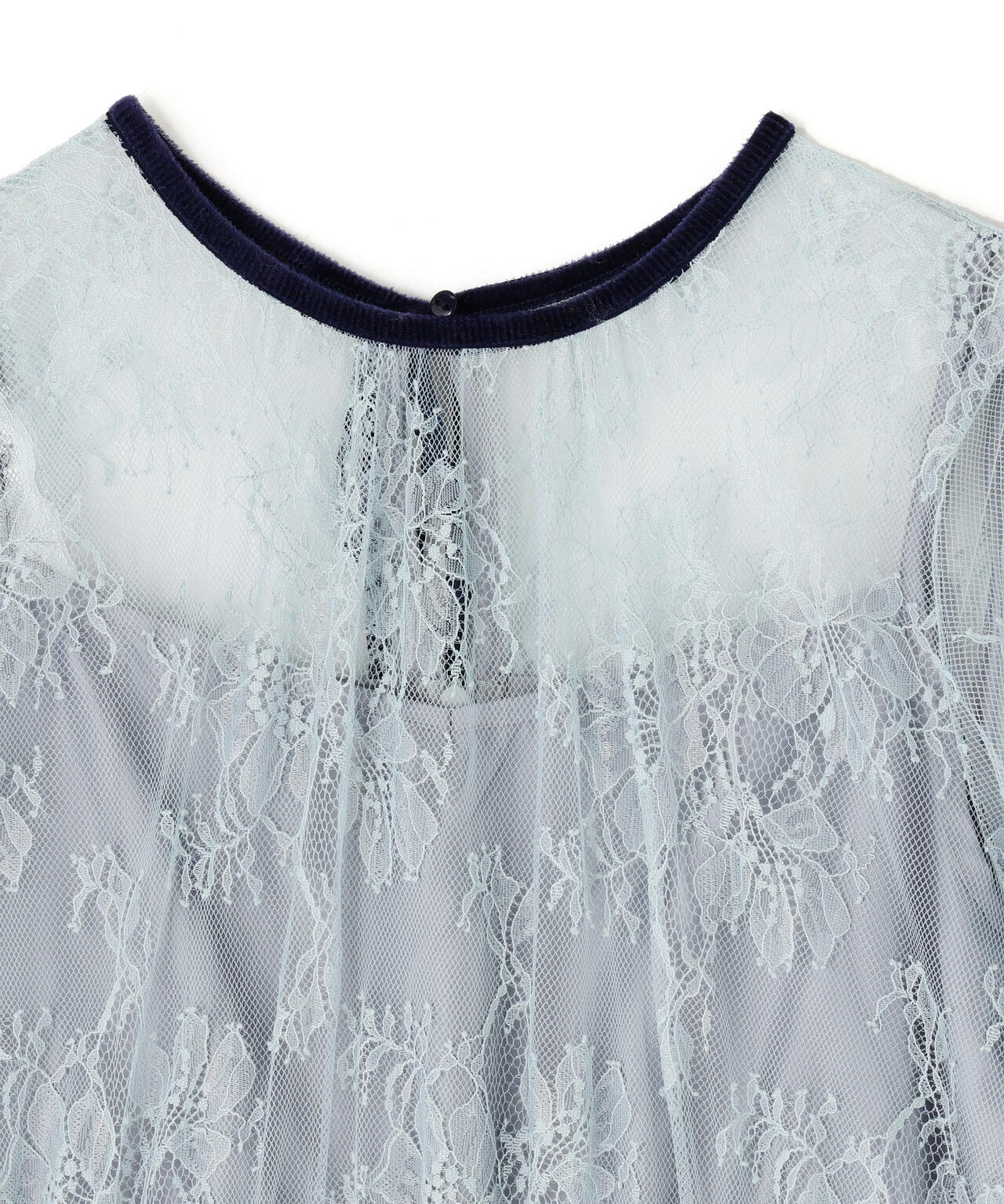 ベロアリボンシアーワンピース