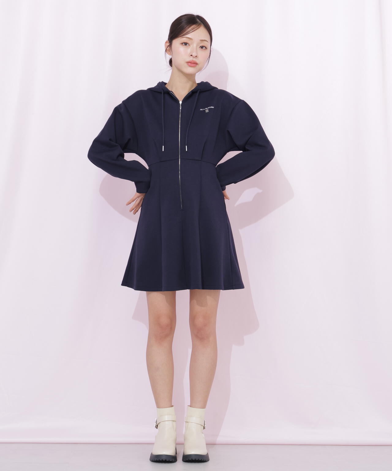 ダイバーフーディーミニワンピース