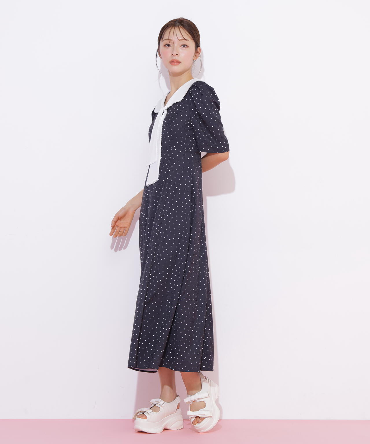 JILLSTUARTワンピース ジルバイジルスチュアート JILL by JILLSTUART アシメカラーワンピース