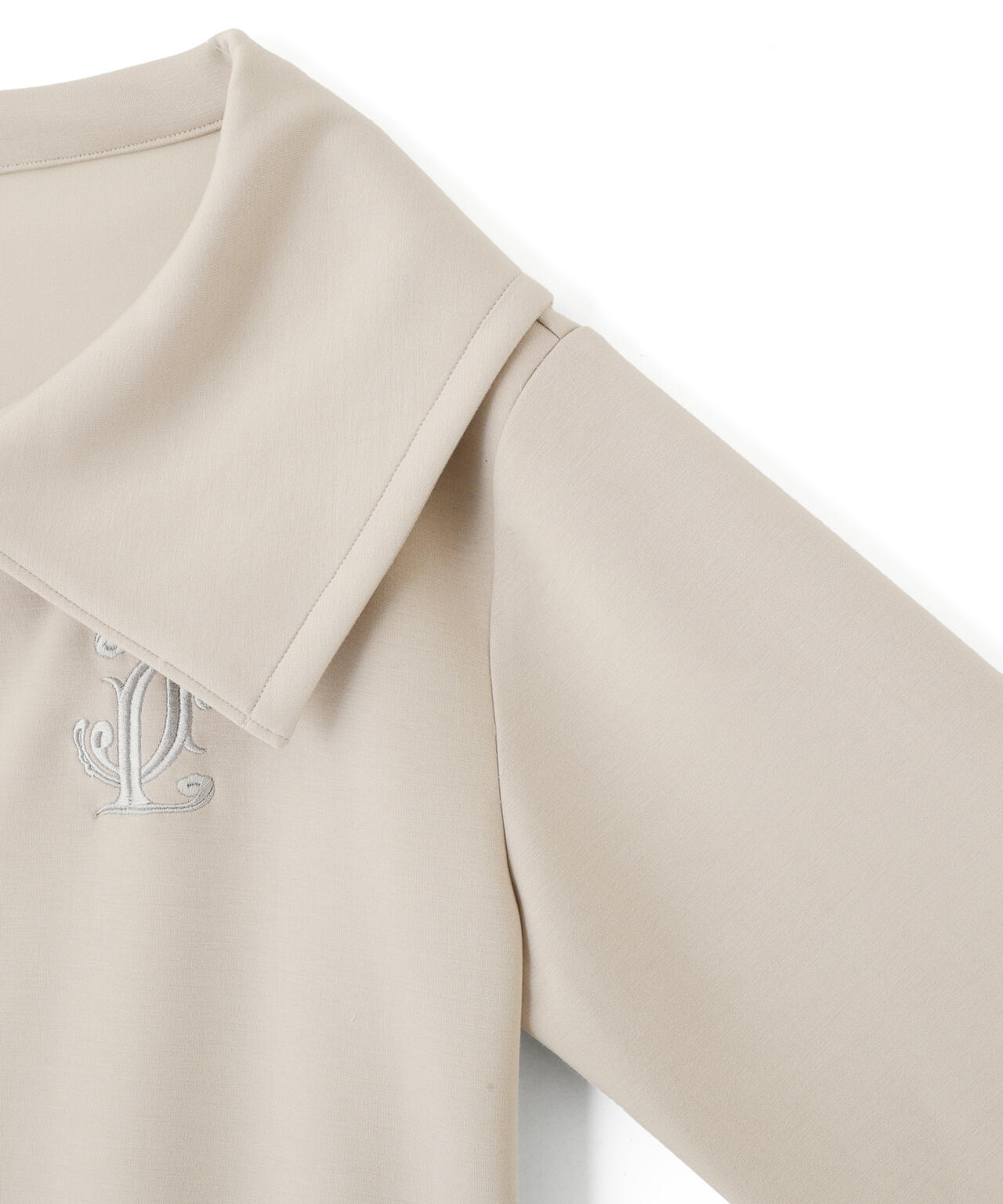 ビッグカラーパーカーティアードミニスカートセット