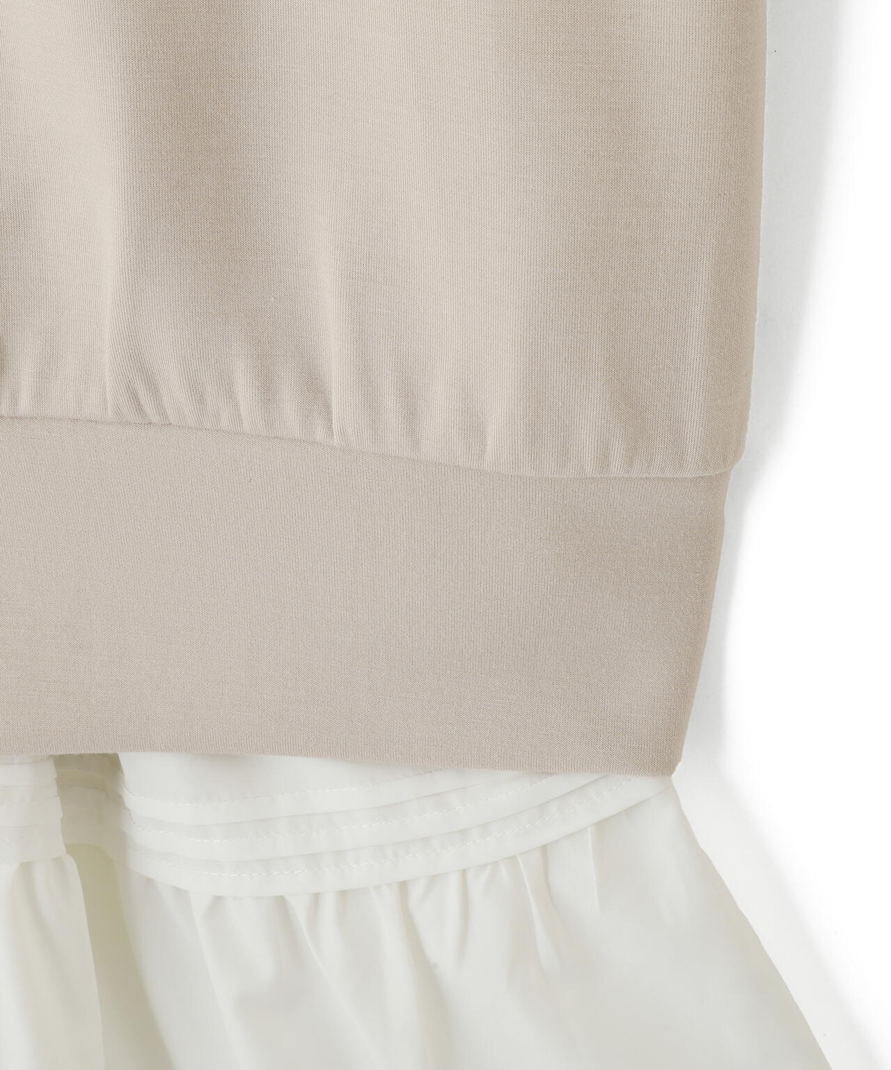 ビッグカラーパーカーティアードミニスカートセット