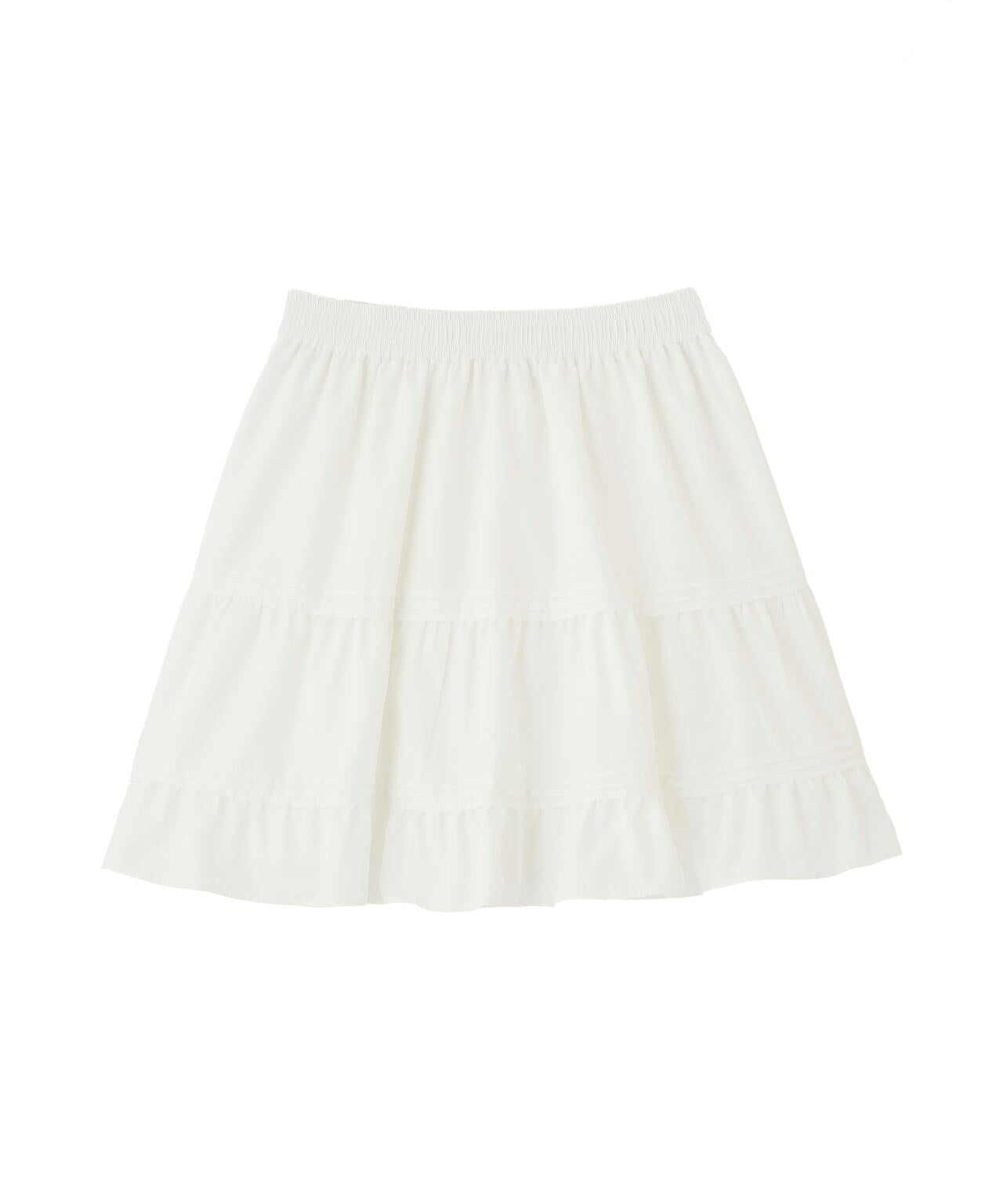 ビッグカラーパーカーティアードミニスカートセット