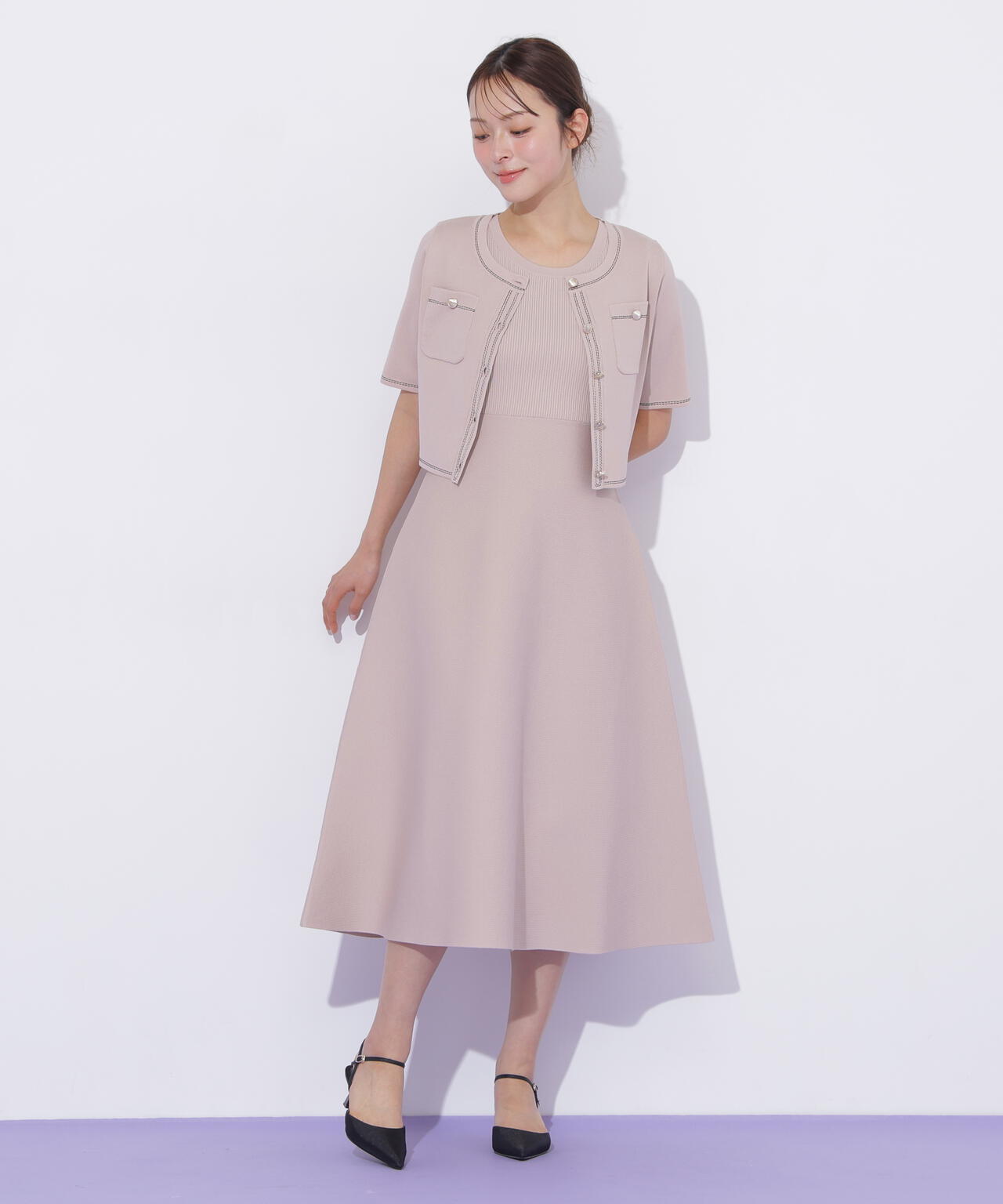 ジル セットアップ ニットジャケットセットアップ | JILL by JILL STUART（ジル バイ ジル