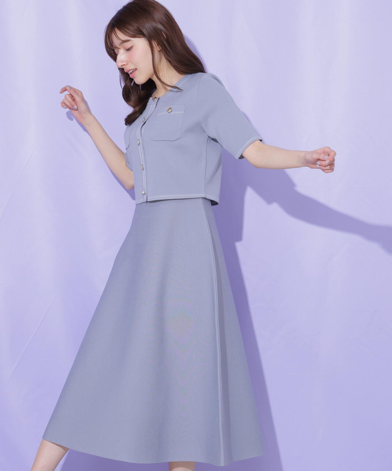 ニットジャケットセットアップ | JILL by JILL STUART（ジル バイ ジル