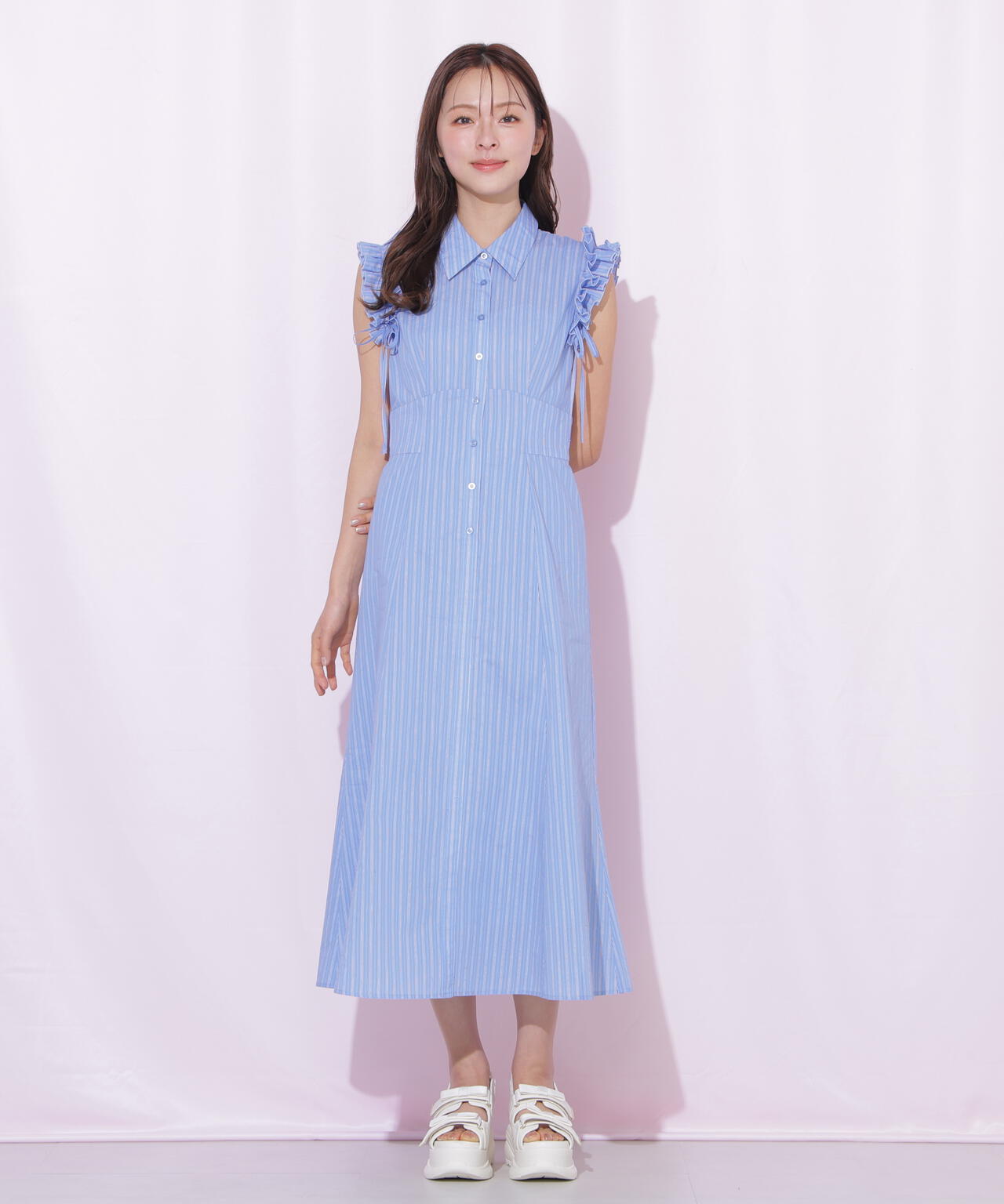 ショルダーフリルワンピース | JILL by JILL STUART（ジル バイ ジル