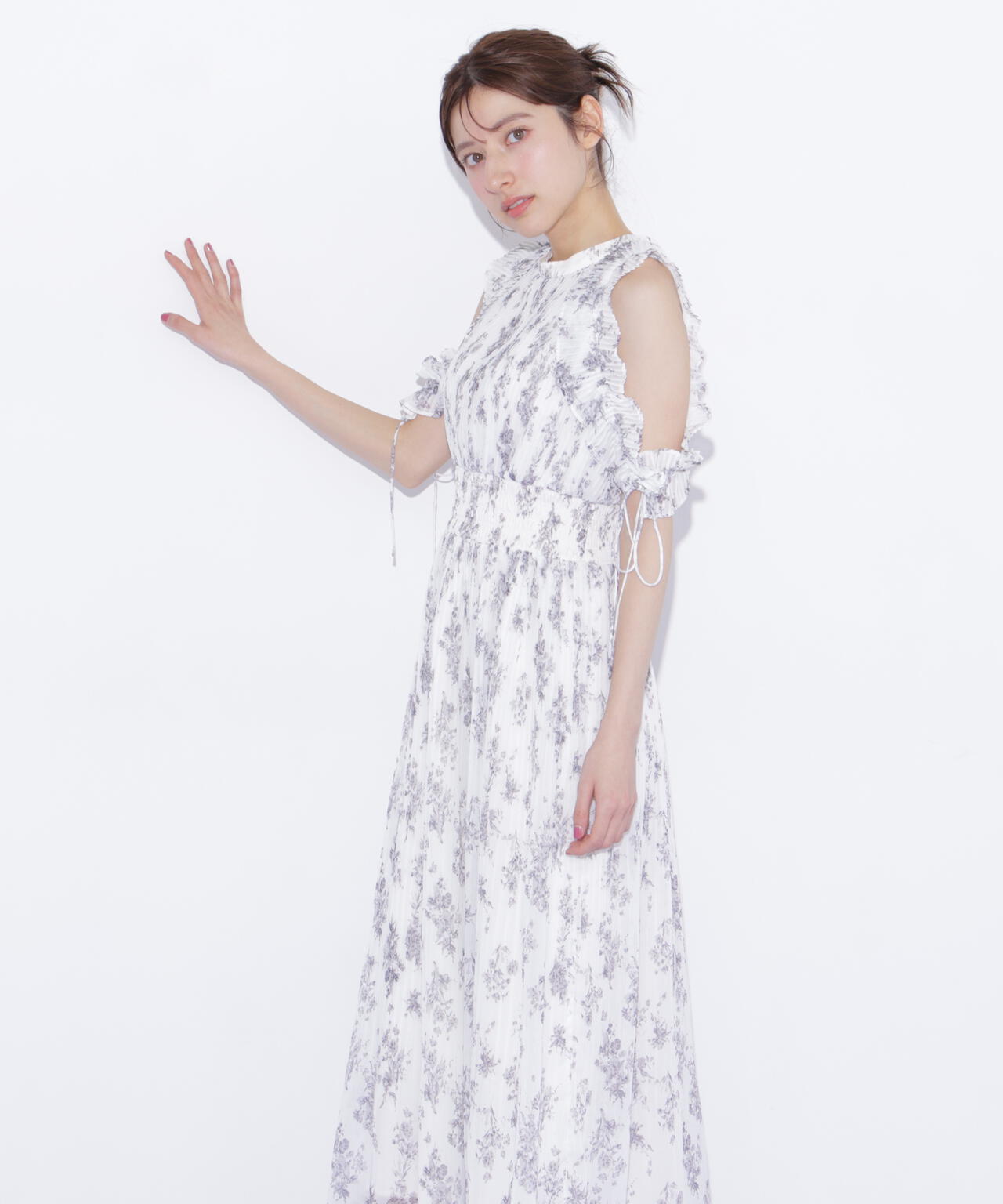 プリーツフリルフラワーワンピース | JILL by JILL STUART（ジル バイ