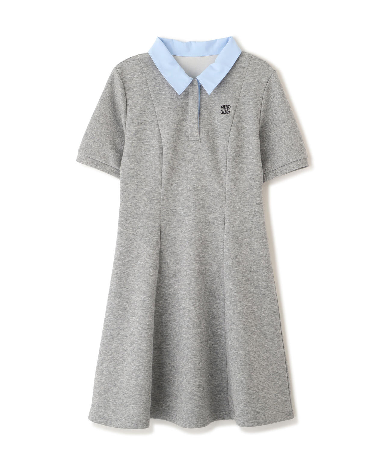 ✳︎新品タグ付き✳︎ JILL by JILL STUART襟付きワンピースMグレー ポロ襟カットソーワンピース | JILL by JILL STUART（ジル バイ ジル