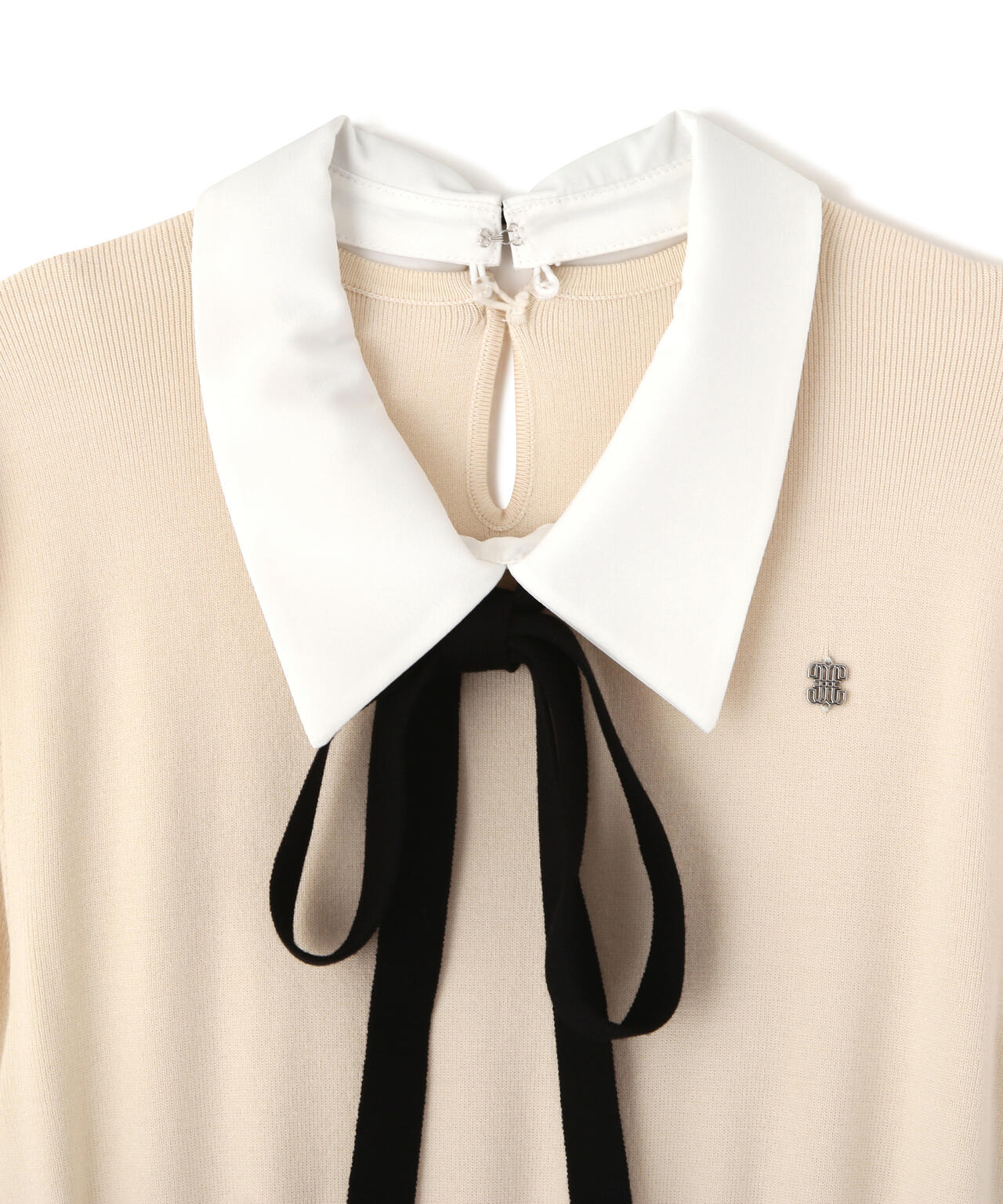 Corteiz Knit Jersey 襟付きシャツ 白 Corteiz Knit Jersey 襟付き