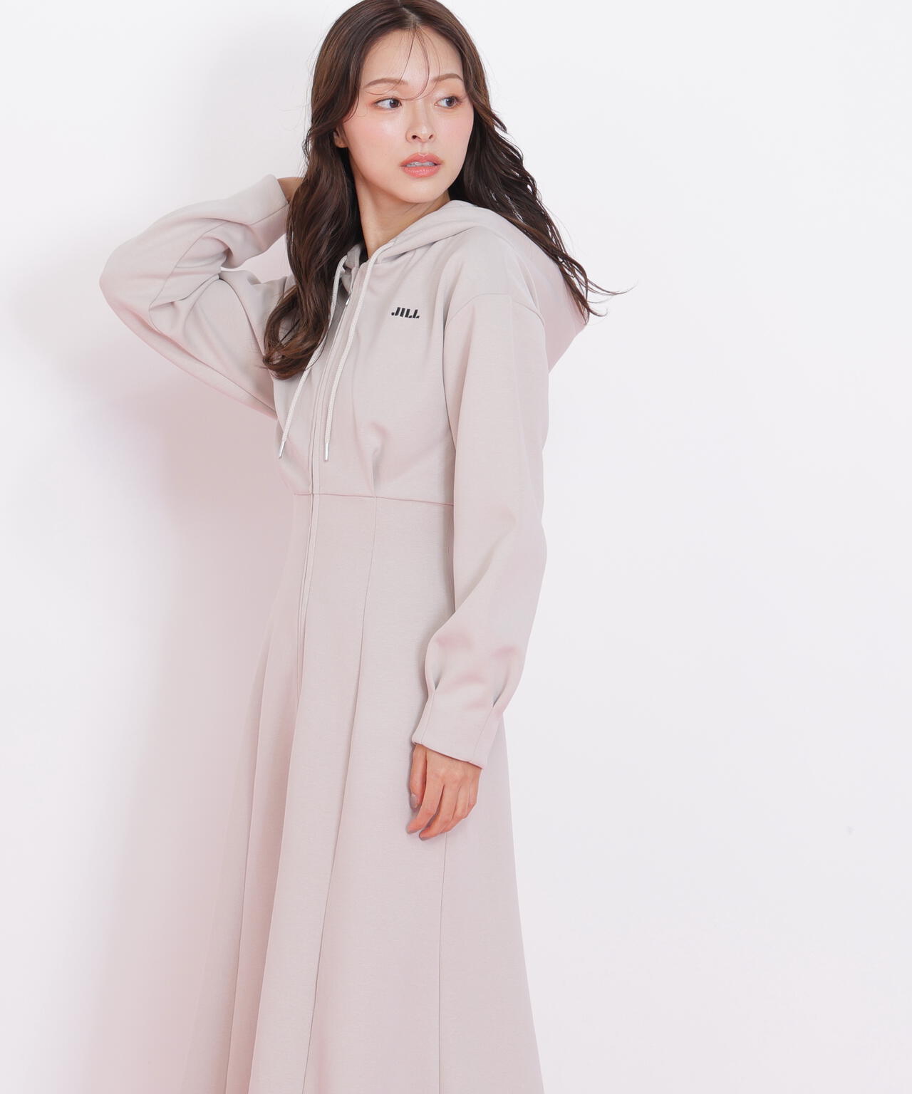 ダイバーフーディーロングワンピース | JILL by JILL STUART（ジル