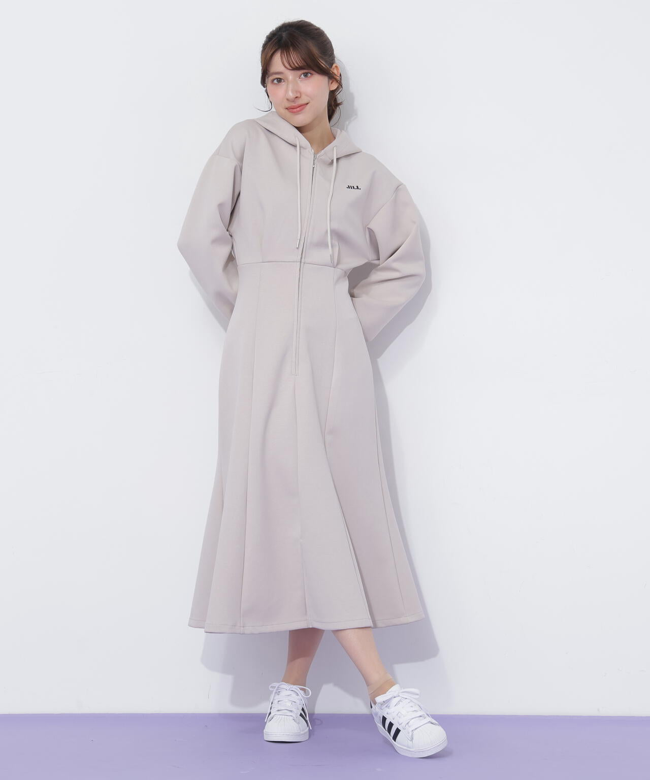 ダイバーフーディーロングワンピース | JILL by JILL STUART（ジル