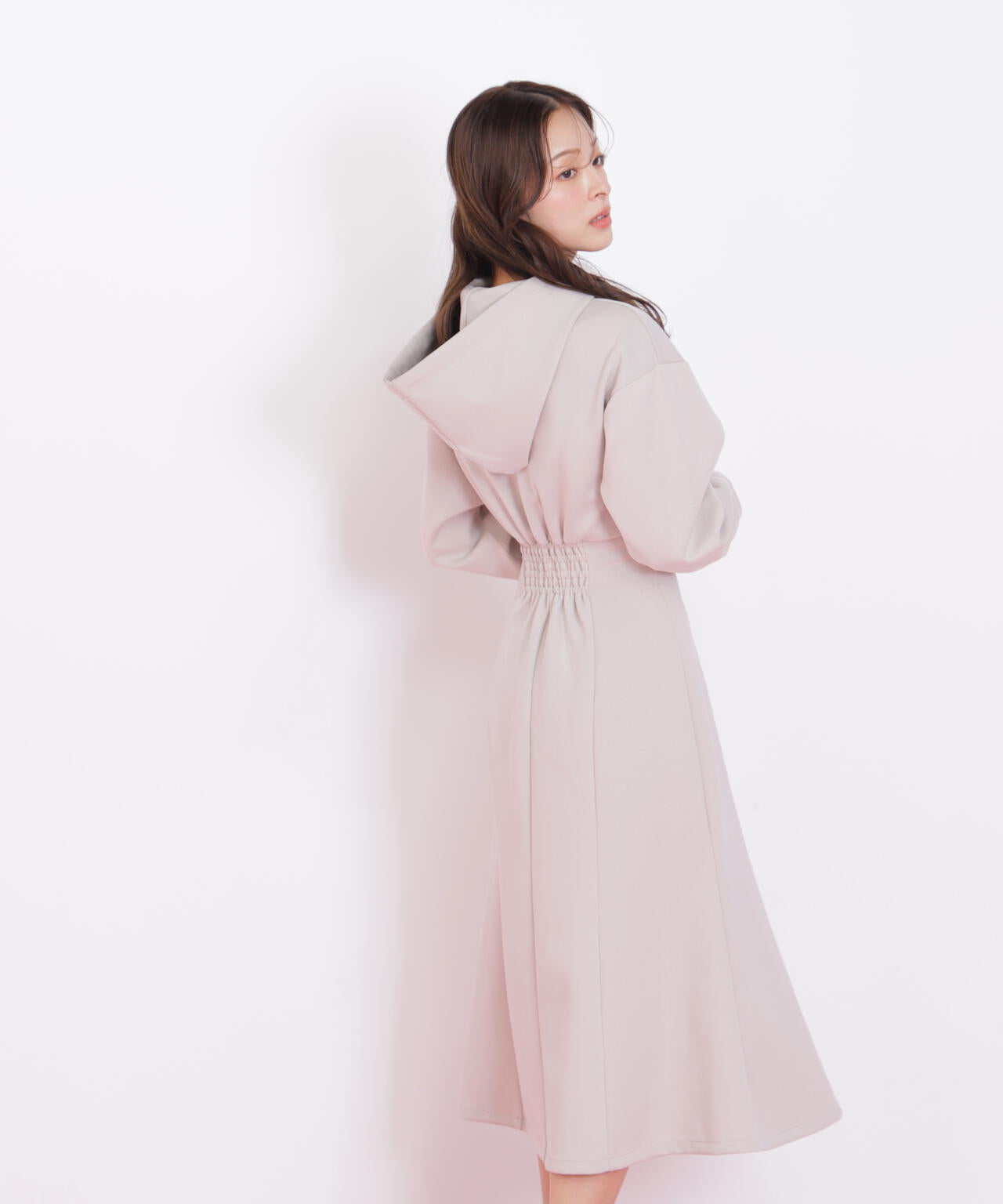 ダイバーフーディーロングワンピース