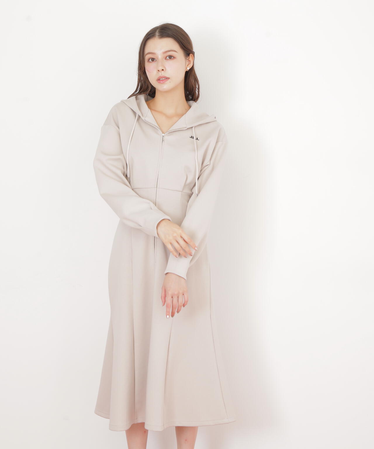 ダイバーフーディーロングワンピース | JILL by JILL STUART（ジル