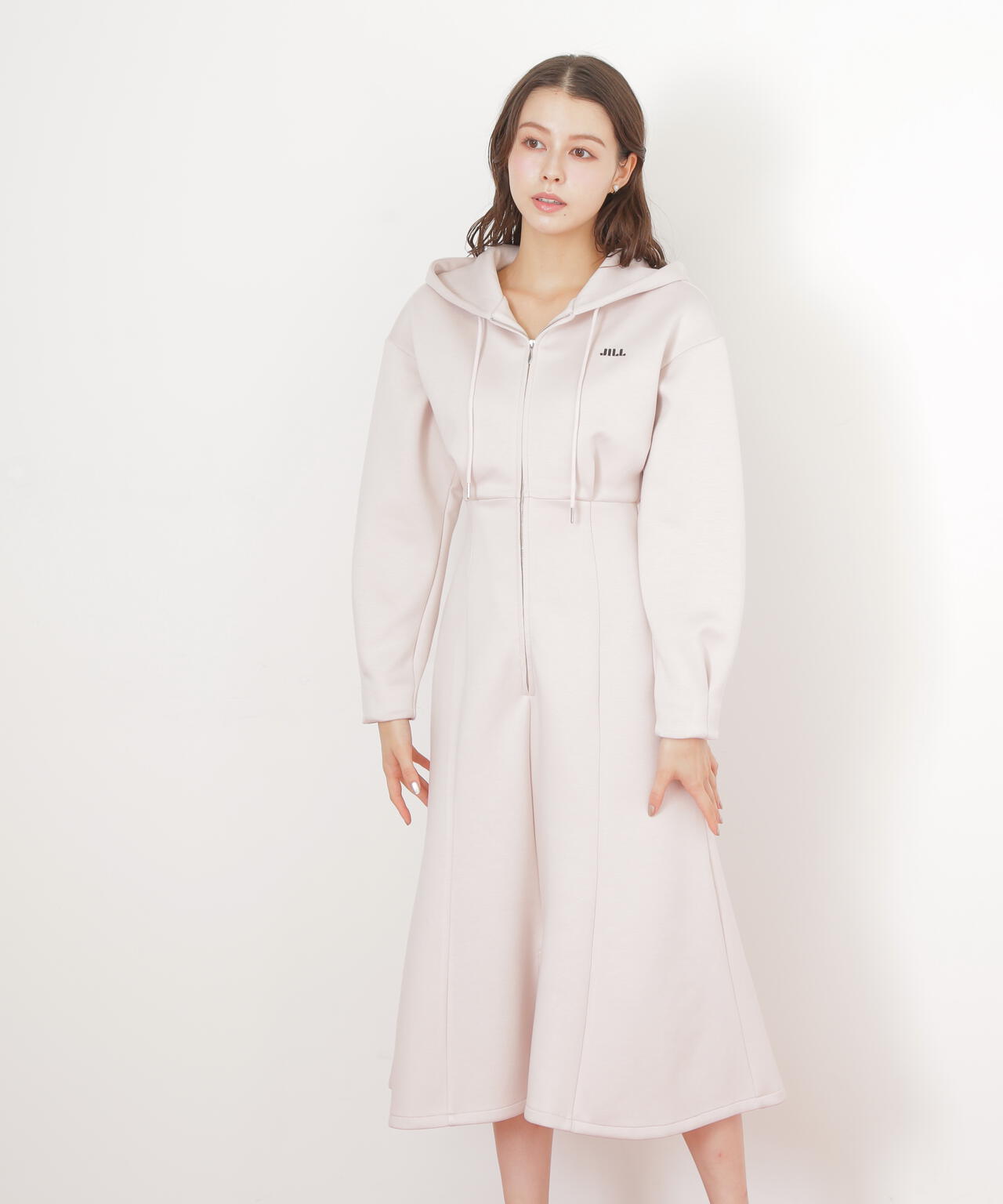 ダイバーフーディーロングワンピース | JILL by JILL STUART（ジル