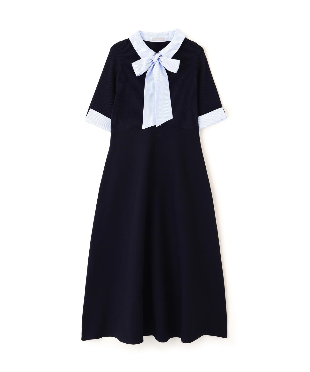シャツ襟ドッキングニットワンピース半袖 | JILL by JILL STUART（ジル