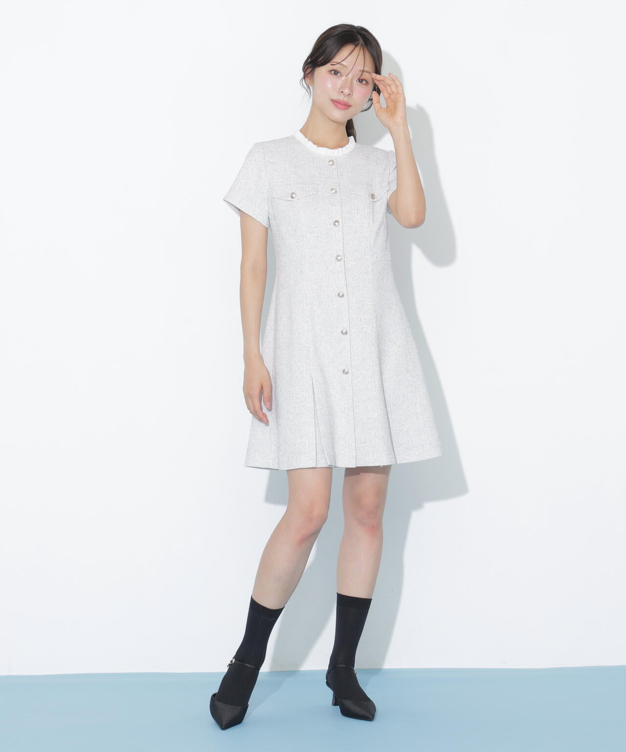 6/12 10:00～6/15 SPECIAL COUPON 対象商品】半袖ツィードミニ
