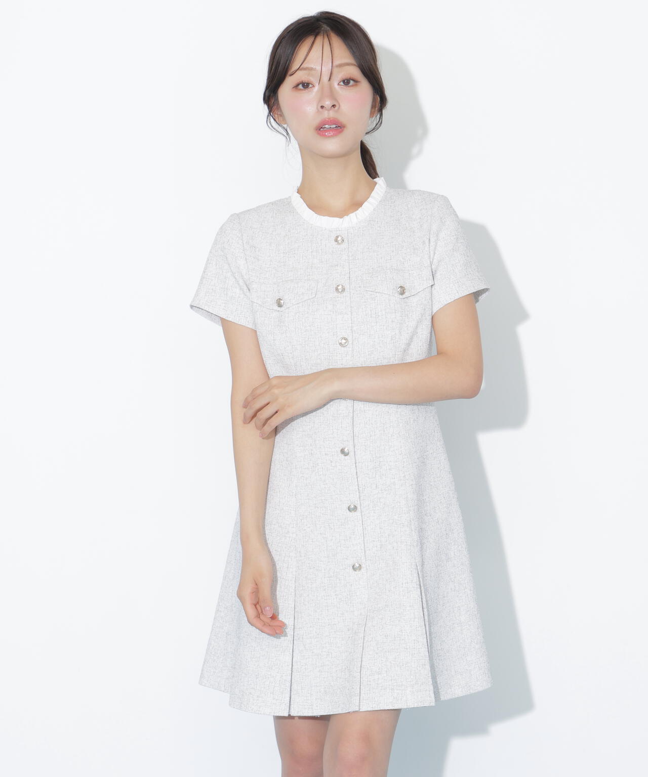 半袖ツィードミニワンピース | JILL by JILL STUART（ジル バイ ジル