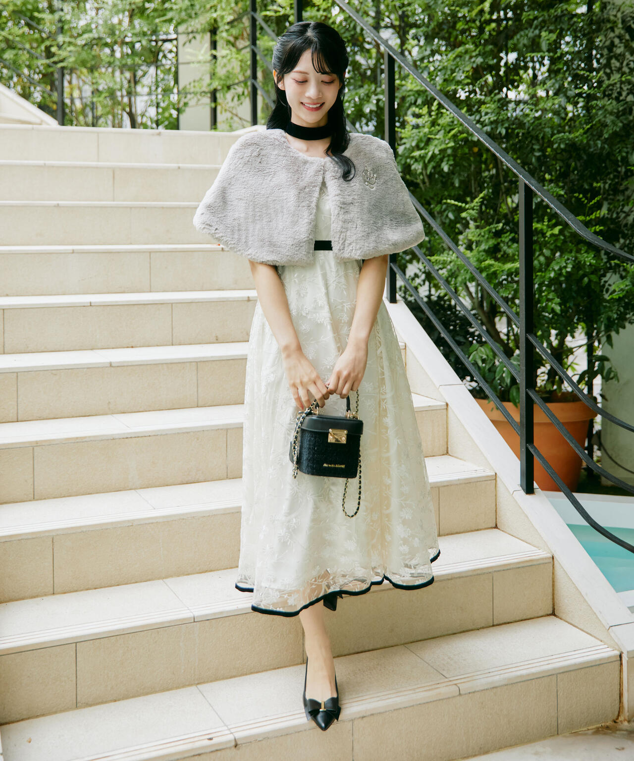 mikuさんコラボ＞フェイクファーケープ | JILL by JILL STUART