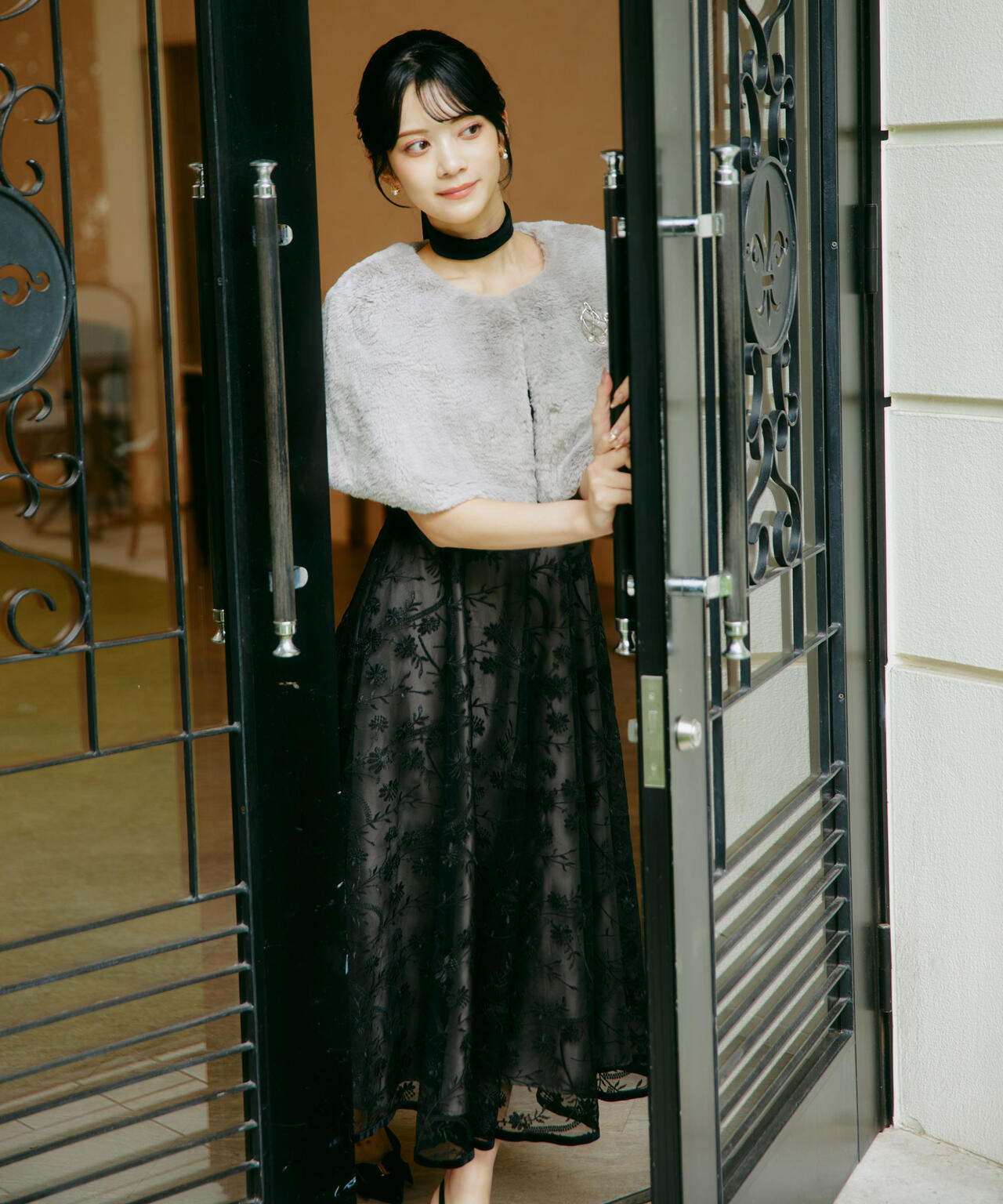 mikuさんコラボ＞フェイクファーケープ | JILL by JILL STUART