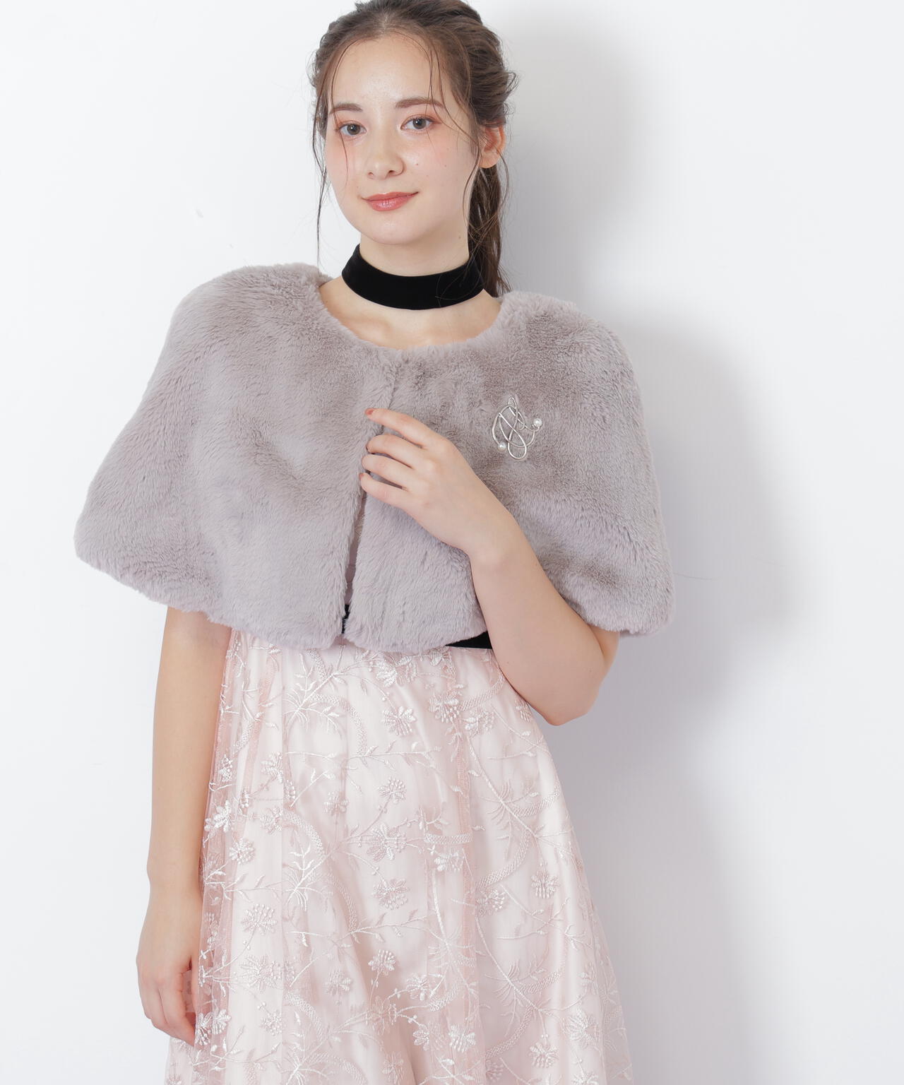 mikuさんコラボ＞フェイクファーケープ | JILL by JILL STUART