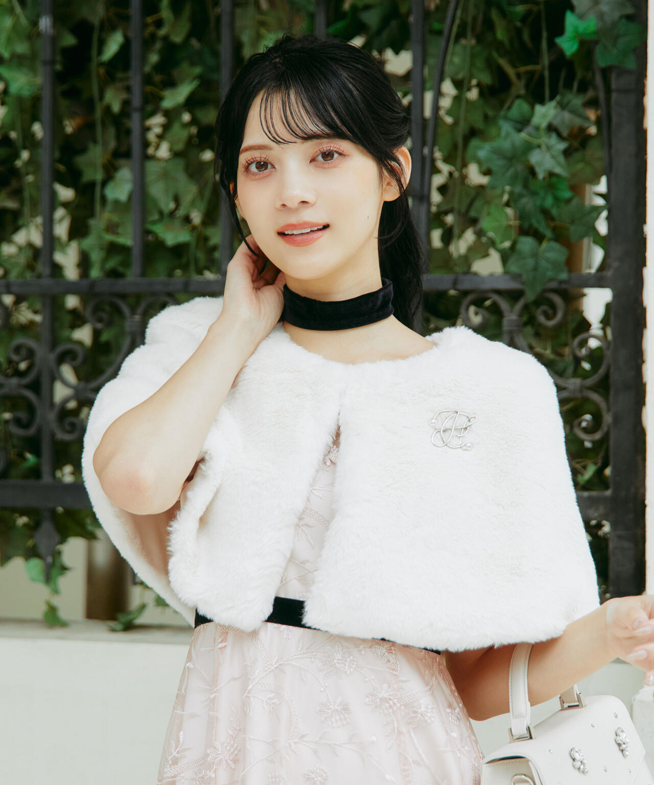 mikuさんコラボ＞フェイクファーケープ | JILL by JILL STUART