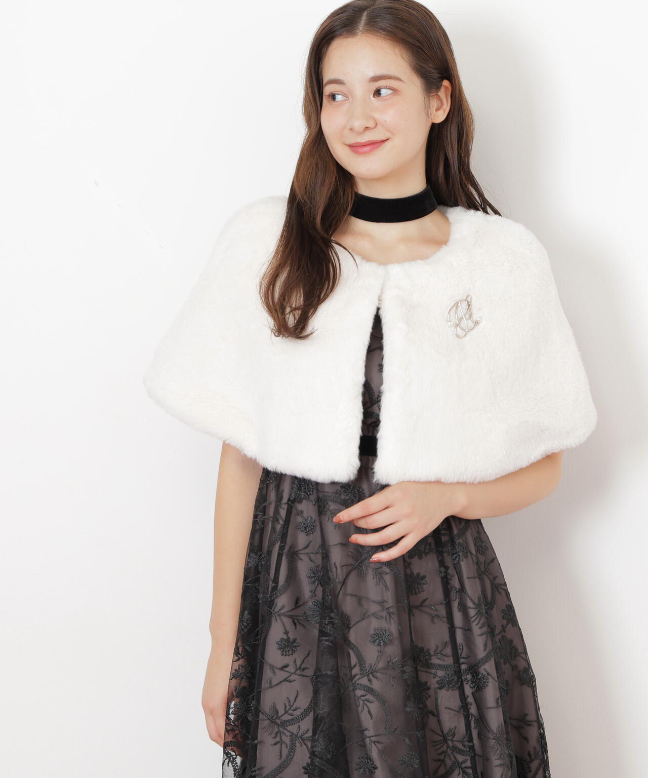 mikuさんコラボ＞フェイクファーケープ | JILL by JILL STUART