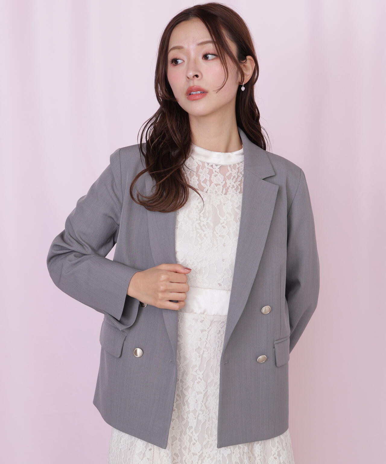 ＜セットアップ対応＞ベーシックツイルジャケット