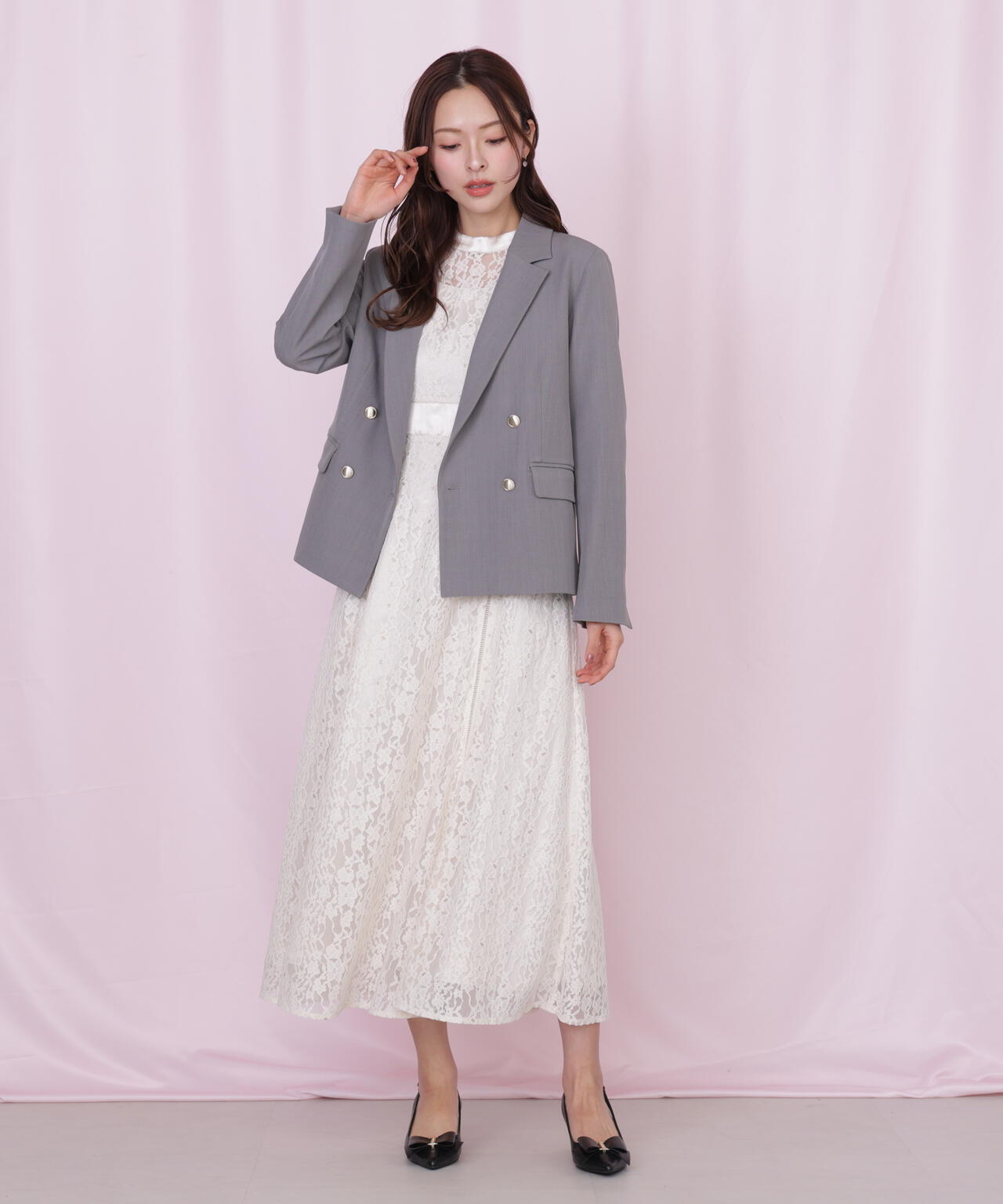 セットアップ対応＞ベーシックツイルジャケット | JILL by JILL STUART