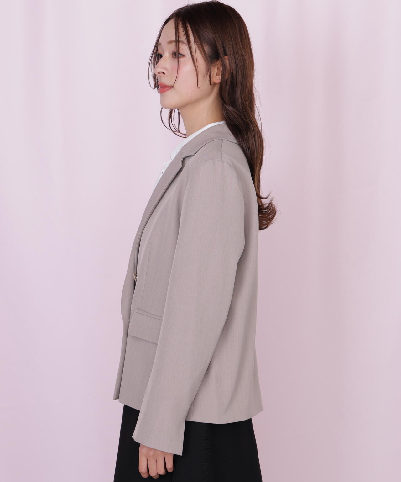 ＜セットアップ対応＞ベーシックツイルジャケット