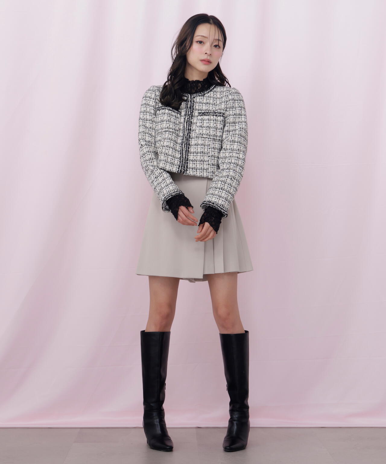 ビジューブレード付きツイードジャケット | JILL by JILL STUART（ジル