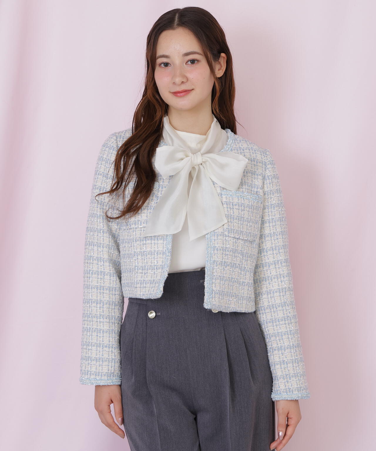 ビジューブレード付きツイードジャケット | JILL by JILL STUART（ジル